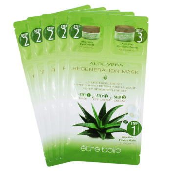 Aloe Vera Regeneration Maske 3-Step-Gesichtspflege Set 5er Set