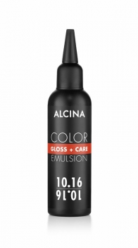 Alcina Gloss + Care Color Emulsion 10.16 Hell-Lichtblond-Asch-Violett - 100ml