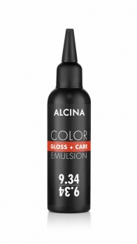 Alcina Gloss + Care Color Emulsion 9.34 Lichtblond-Gold-Kupfer - 100ml