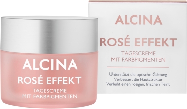 Alcina Gesichtspflege Set Rosé Effekt / Tagescreme 50ml und Augencreme 15ml
